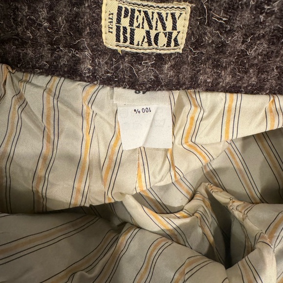 Penny Black (Italy) Brown Tweed Wool Slacks - Picture 2 of 7